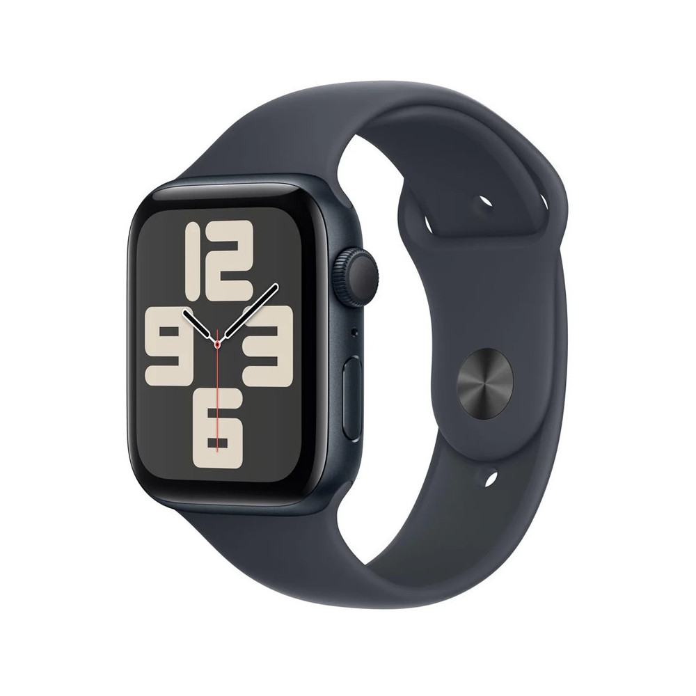 Apple Watch SE 44 mm avec boîtier en aluminium / bracelet sport minuit / M/L