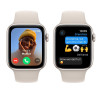 Apple Watch SE 44 mm avec boîtier en aluminium / bracelet sport minuit / M/L / Silver