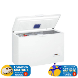 Congélateur Horizontal Whirlpool 6th SENSE  395 Litres / Blanc