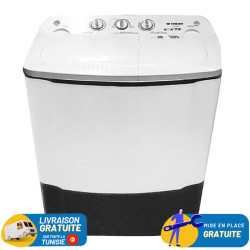 Machine à Laver FRESH Semi Automatique 9Kg / Blanc / TTW-09W