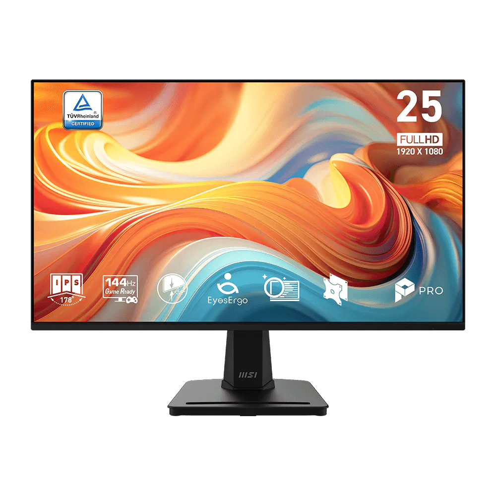 Écran Gaming MSI PRO MP251 E14L 24.5" Full HD / IPS / 144 Hz / Noir