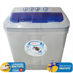 Lave-linge Semi-Automatique HGE 13KG / Gris / ML13