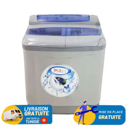 Lave linge HGE Semi Automatique 11KG / SILVER / ML11S