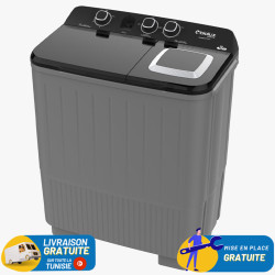 Lave-Linge BIOLUX 10KG Semi-Automatique Silver (DT101S)