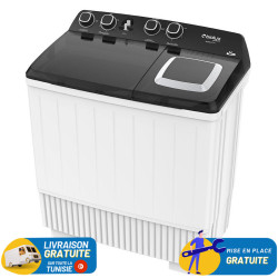 MACHINE À LAVER SEMI-AUTOMATIQUE 14KG BIOLUX DT141 BLANC