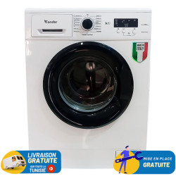 Machine à laver Frontale Condor / 6 Kg / Blanc