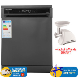 Lave vaisselle Schneider 13 couverts / Silver + Hachoir à Viande GRATUIT