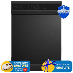 LAVE VAISSELLE Hyundai 12 COUVERTS POSE LIBRE NOIR