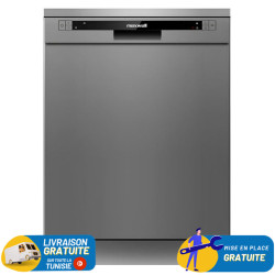 Lave Vaisselle Maxwell 13 couverts Inox / MAX-LVM1326SD-N