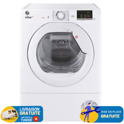 Sèche linge Hoover 10 Kg / Blanc / HLEC10DE-80