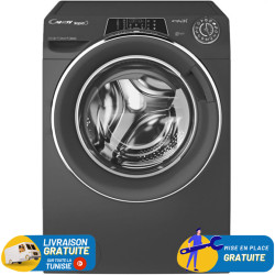 Lavante Sechante CANDY INVERTER RAPIDO PRO 12KG / 8KG SILVER / RWD4128RC