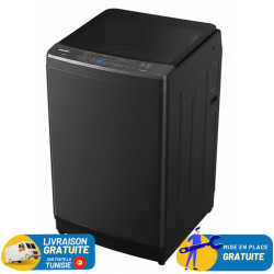 Lave Linge Top NEWSTAR 10Kg / Dark GRIS / AT12-680DG