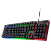 Pack Clavier Gamer Filaire TRUST GXT 835 AZOR / Noir Avec Souris Gaming SteelSeries Prime+ / Noir