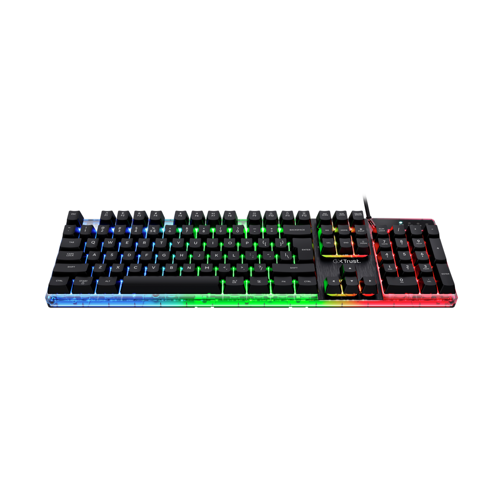 Pack Clavier Gamer Filaire TRUST GXT 835 AZOR / Noir Avec Souris Gaming SteelSeries Prime+ / Noir
