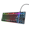 Pack Clavier Gamer Filaire TRUST Thado GXT 833 / Noir Avec Souris Gaming SteelSeries Prime+ / Noir