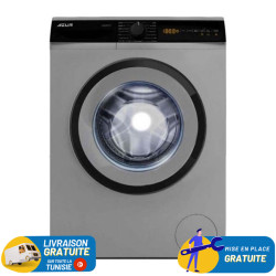 Lave Linge Frontale Azur AZ1209T2T / 9 KG / 1000 trs / Silver  / AZ1209T2T