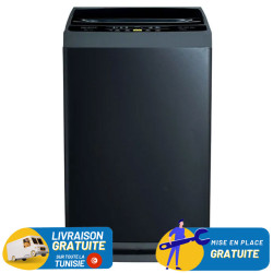 Lave linge Top BIOLUX MTOP13S / 13 Kg / Acier Noir / MTOP13S