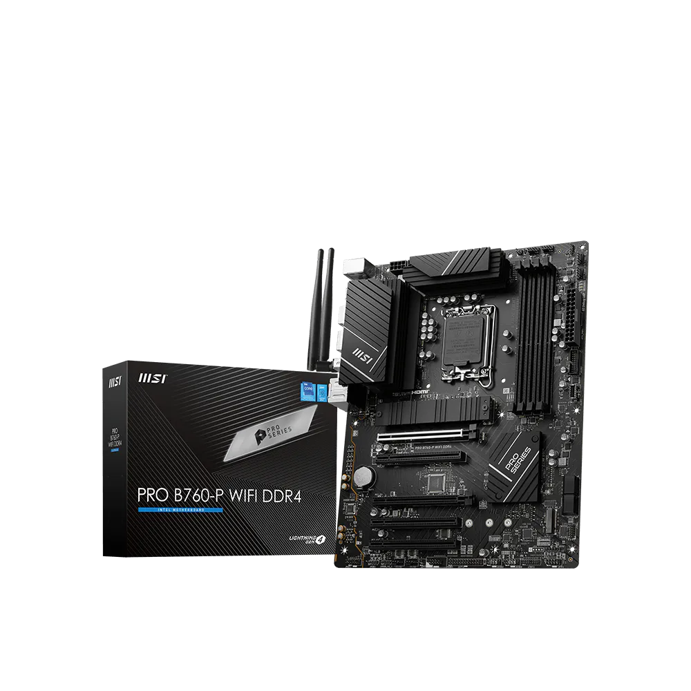 Carte mère MSI PRO B760-P WIFI DDR4 / ATX / LGA 1700 / DDR4