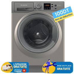 MACHINE À LAVER ARISTON 16 PROG / 9KG / SILVER + 100DT Bon de Réduction