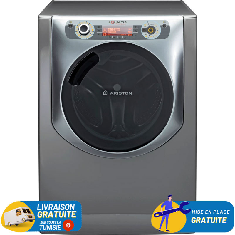 LAVE-LINGE POSE LIBRE À CHARGEMENT FRONTAL ARISTON / 11KG / Silver