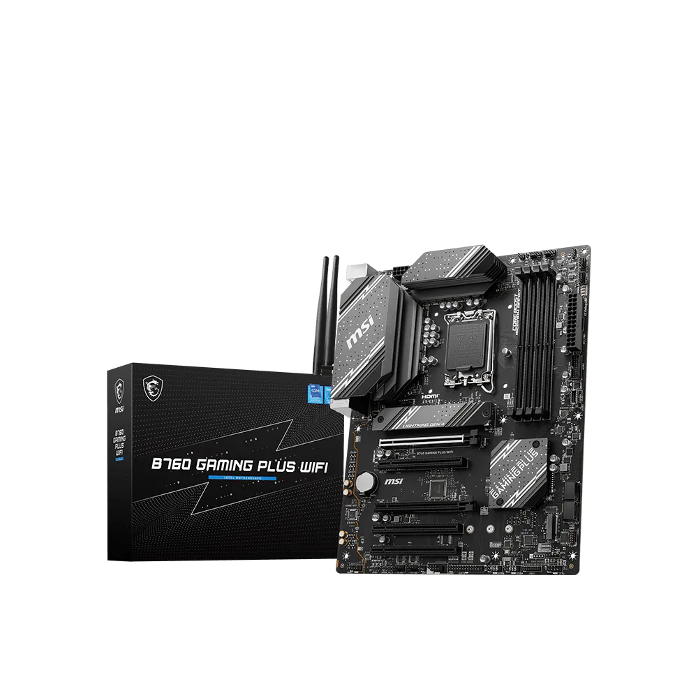Carte mère MSI B760 GAMING PLUS WIFI / ATX / LGA 1700 / DDR5