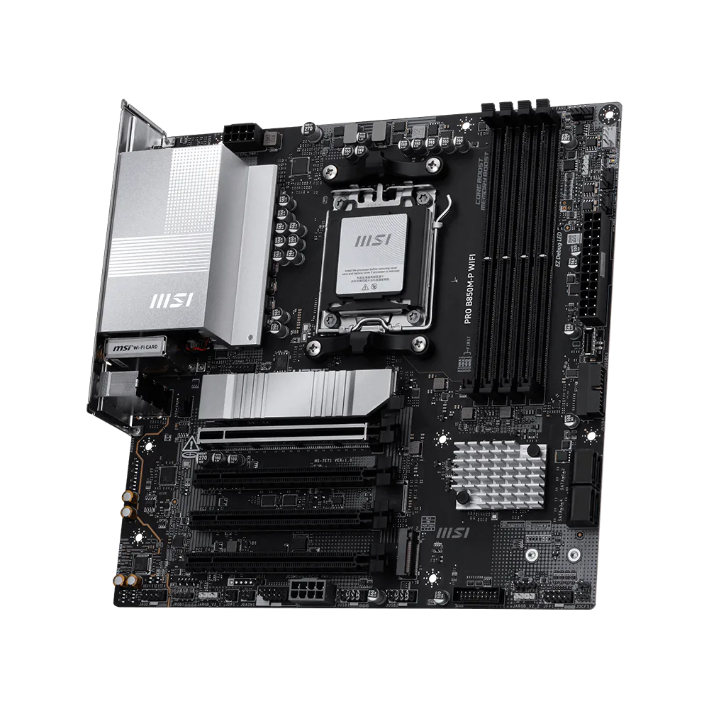 Carte mère MSI PRO B850M-P Wi-Fi / mATX / AM5 / DDR5