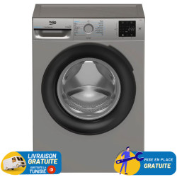 Machine a laver BEKO 7kg 1200tr INVERTER / Silver / BM3WFU47200BS