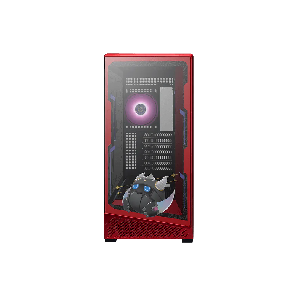 Boîtier Gaming Moyen Tour MSI PANO 130R ÉDITION MLG / ATX / ARGB / Rouge