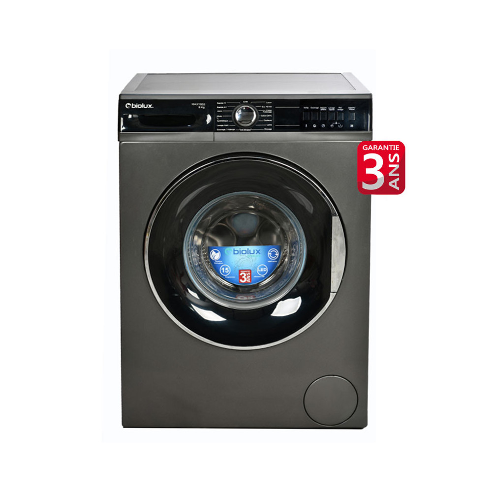 Machine À Laver Frontal BIOLUX MAXY-85S /  8Kg  / Silver
