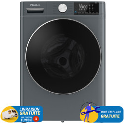 Machine À Laver Frontal Inverter BIOLUX MAXY-90S /  8Kg  / Silver