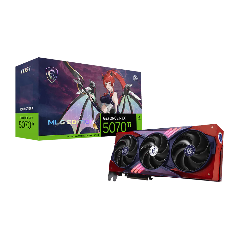Carte graphique MSI GeForce RTX 5070 Ti MLG EDITION OC / 16 Go GDDR7