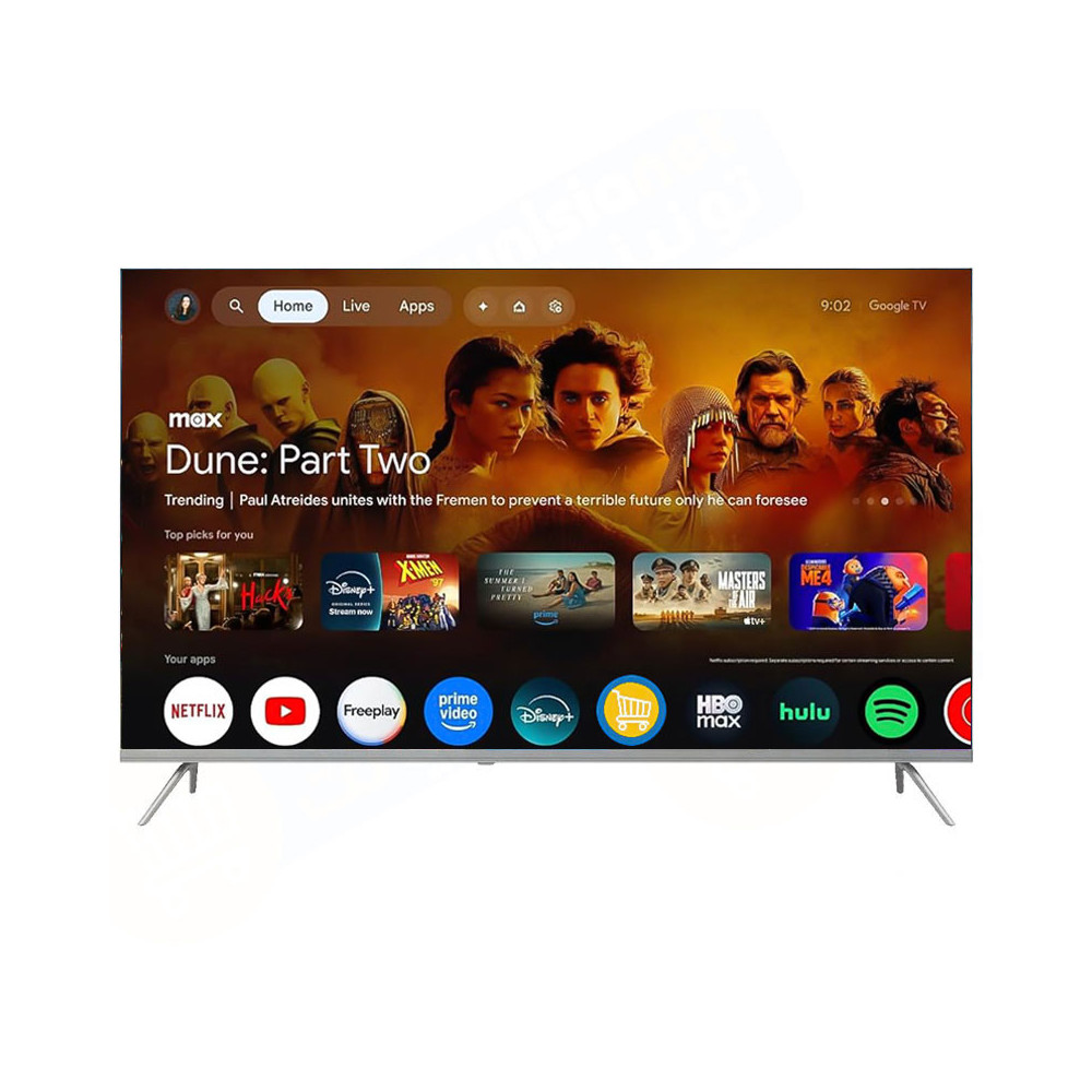 TV 50" QLED TELEFUNKEN G4FN GOOGLE TV 4K AVEC RÉCEPTEUR INTÉGRÉ