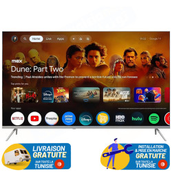 TV 50" QLED TELEFUNKEN G4FN GOOGLE TV 4K AVEC RÉCEPTEUR INTÉGRÉ