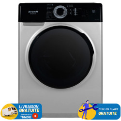 Lave Linge Frontal BRANDT 10.5kg / SILVER
