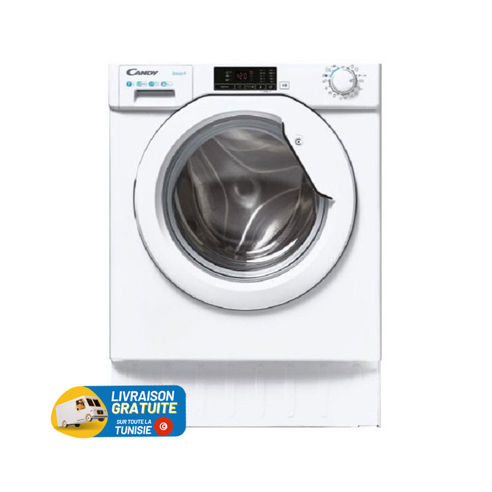 Lave linge encastrable CANDY 7KG / 1200trs/min