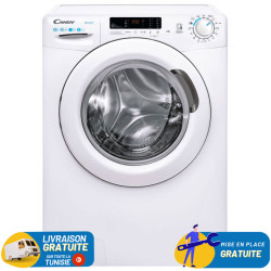 LAVE LINGE CANDY 8KG 1200tr / BLANC / CS1282DW4-S