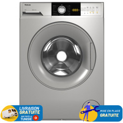Machine à Laver Frontale Focus F.1208S / 8 Kg / 1200 Tours / Silver / F.1208S
