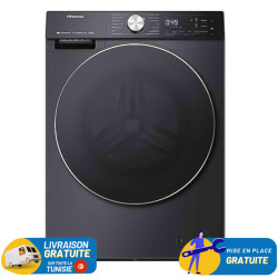 Lave Linge HISENSE 10,5Kg Frontale INVERTER STEAM / INOX