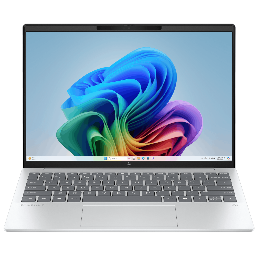 Pc Portable HP OmniBook 7 AeroNGAI 13-bg1004nk / Ryzen AI 5 340 / 16 Go / 512 Go SSD / Windows 11 / Argent