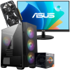 Setup Gamer Special Pc de Bureau Gaming / Ryzen 5 3600 / RTX 3050 6G / 16 Go Avec Écran Asus VP229HF 22" LED Full HD IPS / 100 Hz