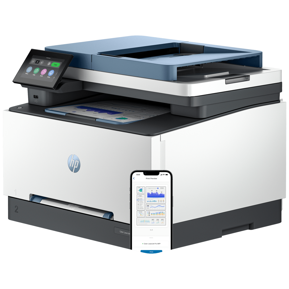 Imprimante multifonction HP Color LaserJet Pro 3303sdw / Couleur / A4 / WiFi / Blanc