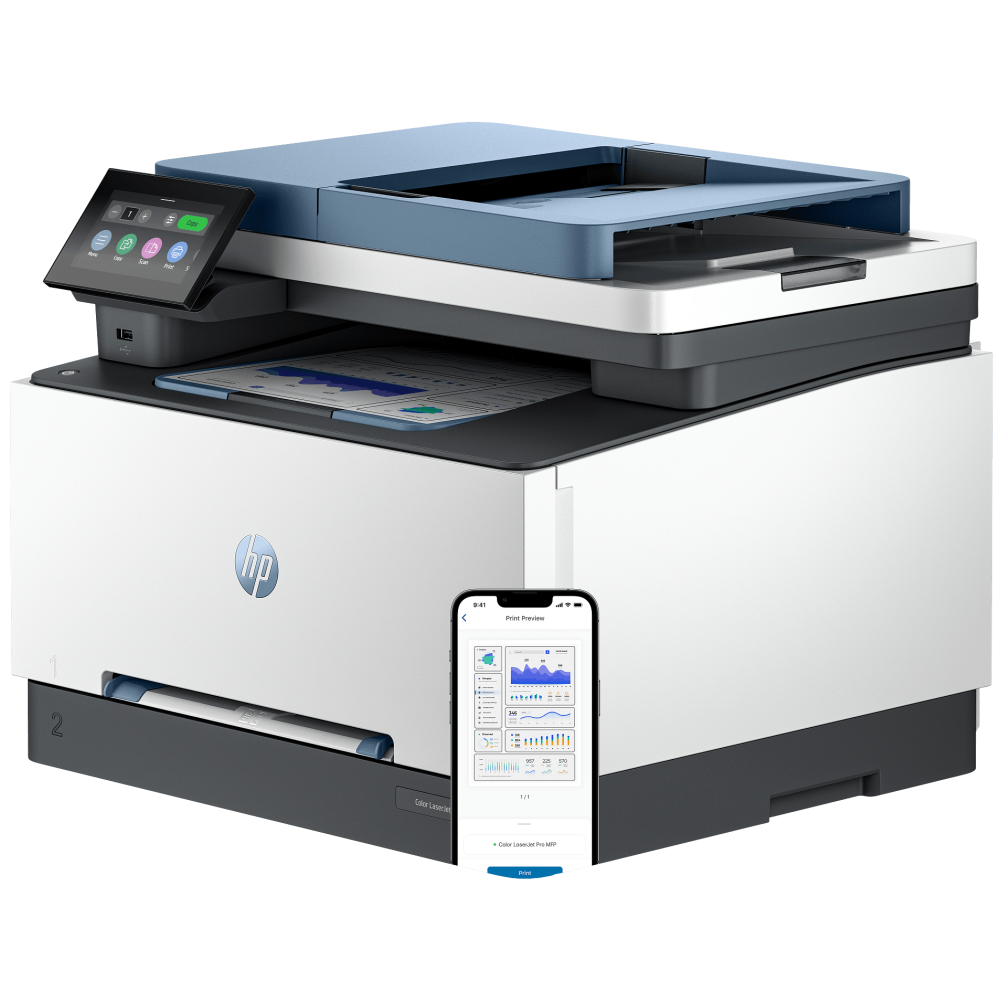 Imprimante multifonction HP Color LaserJet Pro 3303fdw / Couleur / A4 / WiFi / Blanc