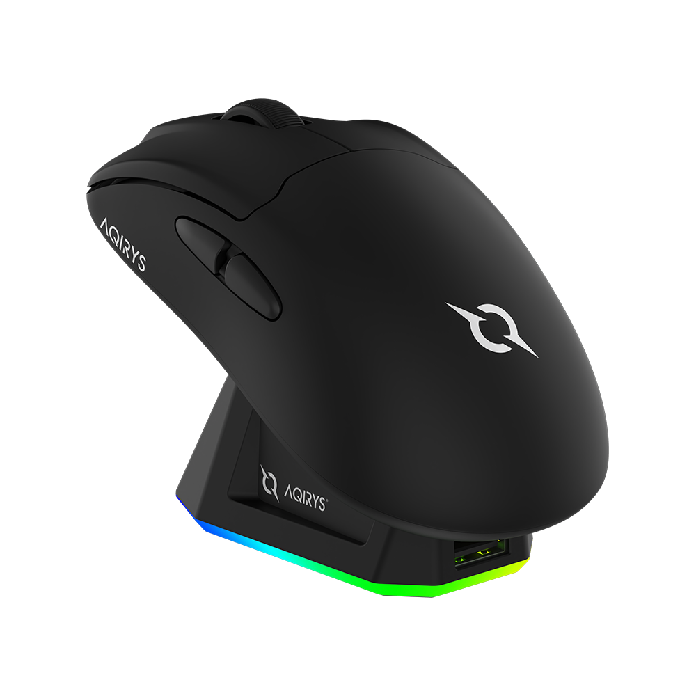 Souris Gaming Sans Fil AQIRYS M32 / RGB / Noir