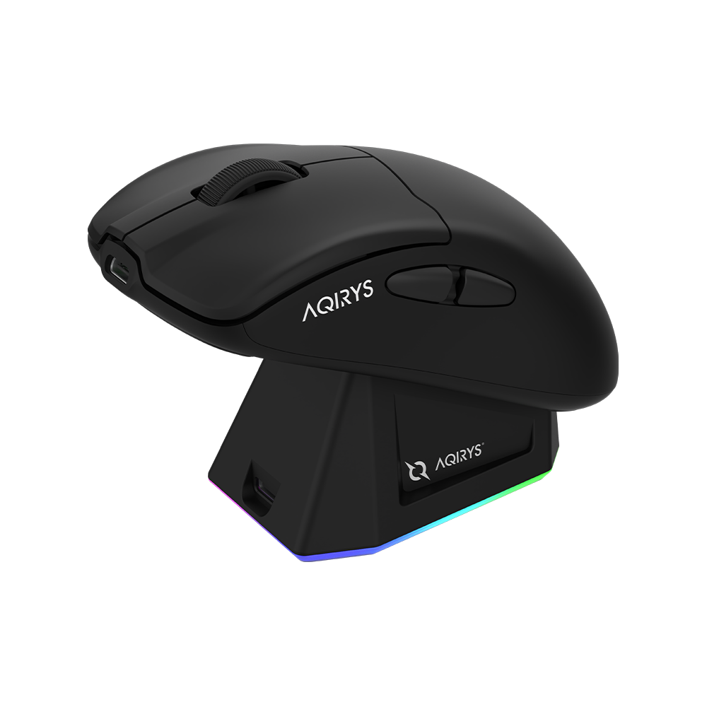 Souris Gaming Sans Fil AQIRYS M32 / RGB / Noir