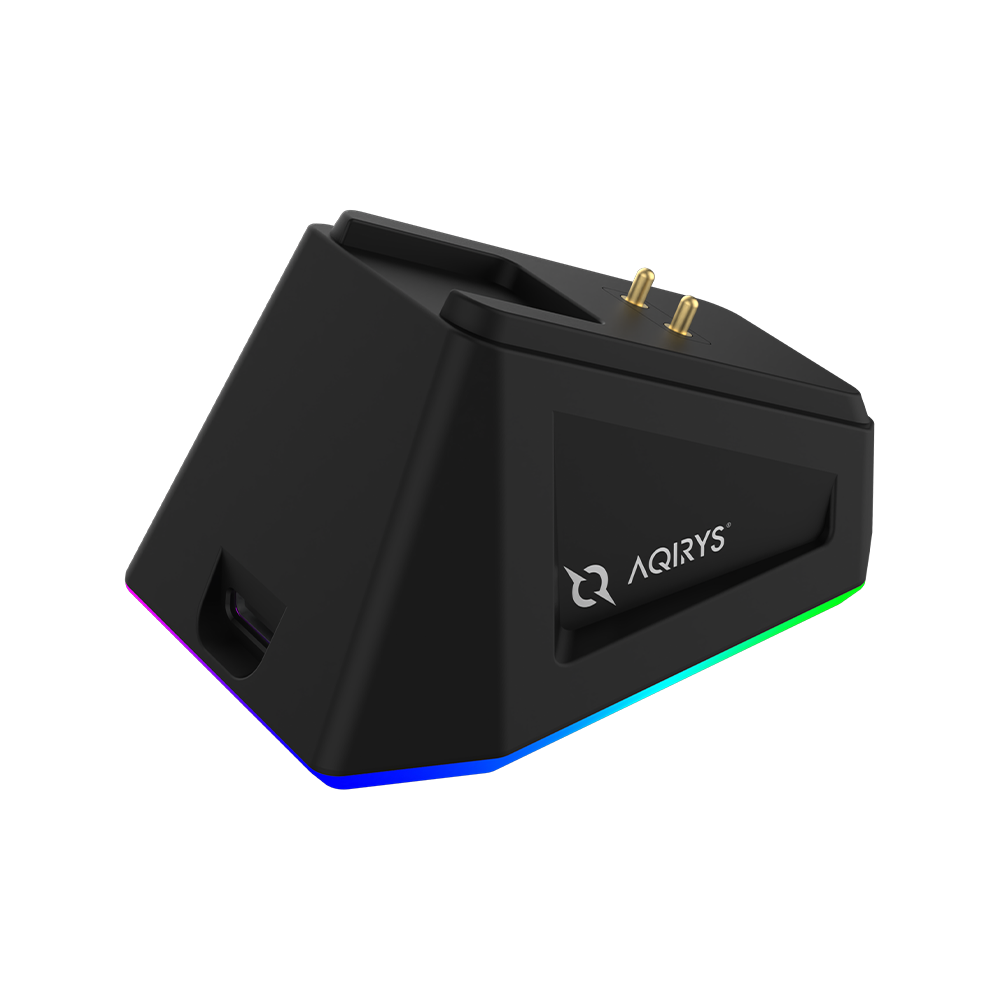Souris Gaming Sans Fil AQIRYS M32 / RGB / Noir