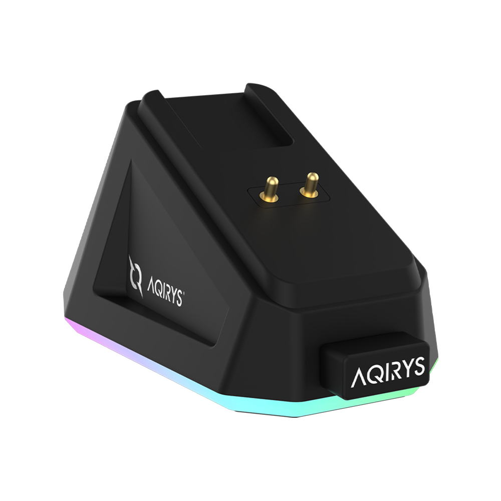 Souris Gaming Sans Fil AQIRYS M32 / RGB / Noir