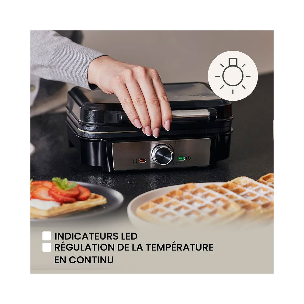 Gaufrier CHEF ZEEGMA 1200W / Noir
