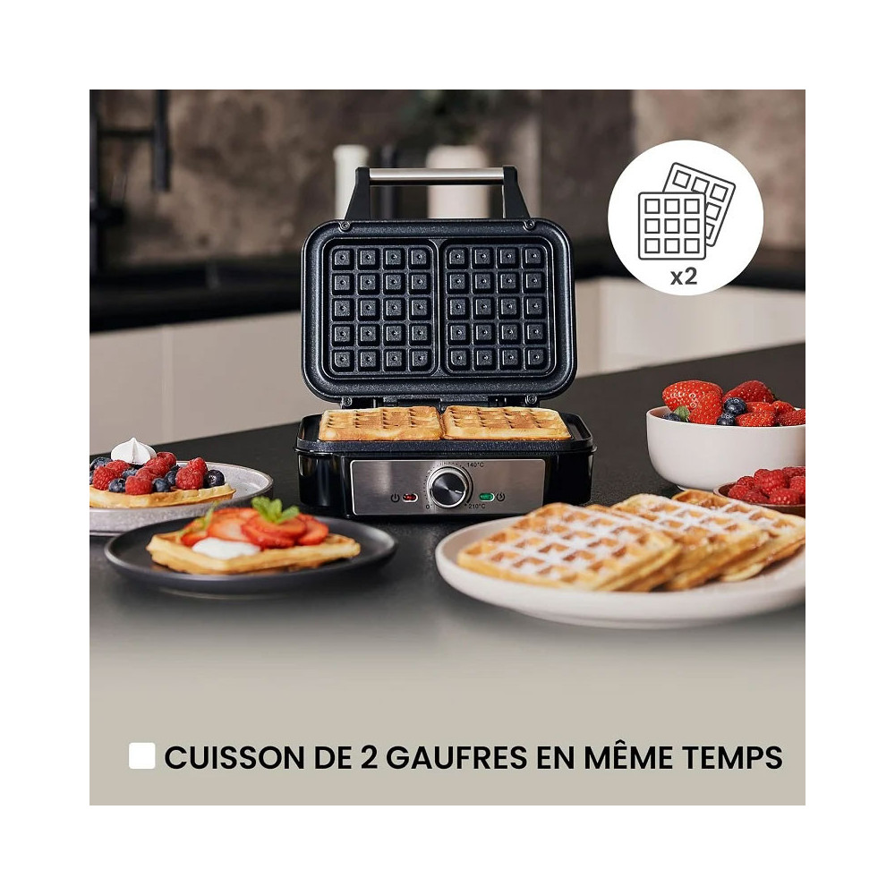 Gaufrier CHEF ZEEGMA 1200W / Noir