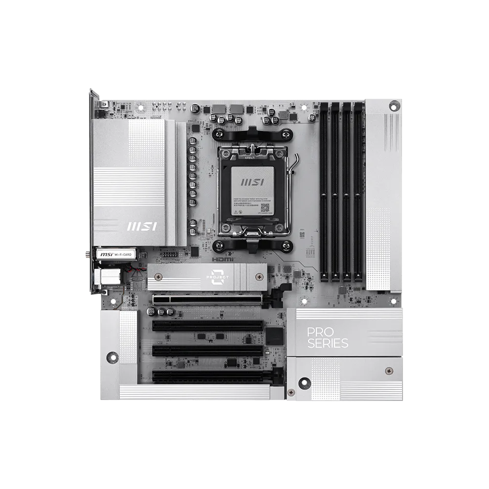 Carte mère MSI PRO B850M-A WIFI PZ / mATX / AM5 / DDR5