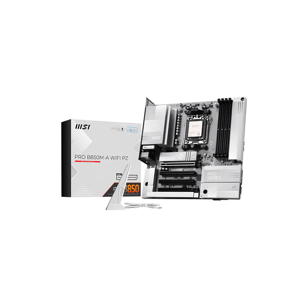 Carte mère MSI PRO B850M-A WIFI PZ / mATX / AM5 / DDR5